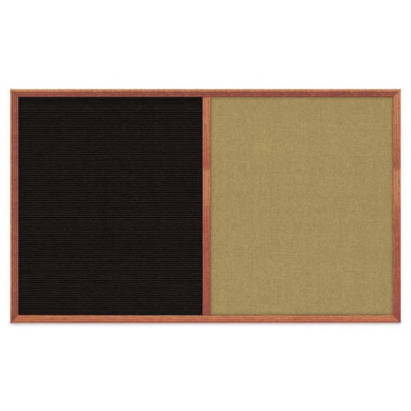 Slim Style Indoor Enclosed Corkboard, 24